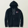 Geuee Classic Triangular American Flag Embroidered Hoodie