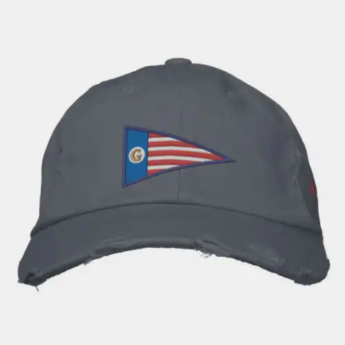 Geuee Classic Triangular American Flag Embroidered Baseball Cap