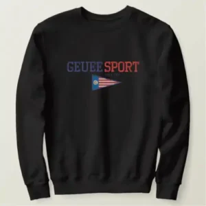 Geuee Sport | Classic Triangular American Flag Embroidered Sweatshirt Geuee Sport | Classic Triangular American Flag Embroidered Sweatshirt