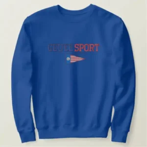 Geuee Sport | Classic Triangular American Flag Embroidered Sweatshirt Geuee Sport | Classic Triangular American Flag Embroidered Sweatshirt