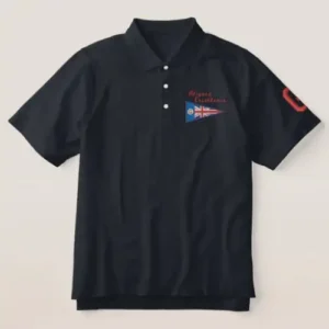 Geuee | Classic Triangular Union Flag Embroidered Polo Shirt Geuee | Classic Triangular Union Flag Embroidered Polo Shirt