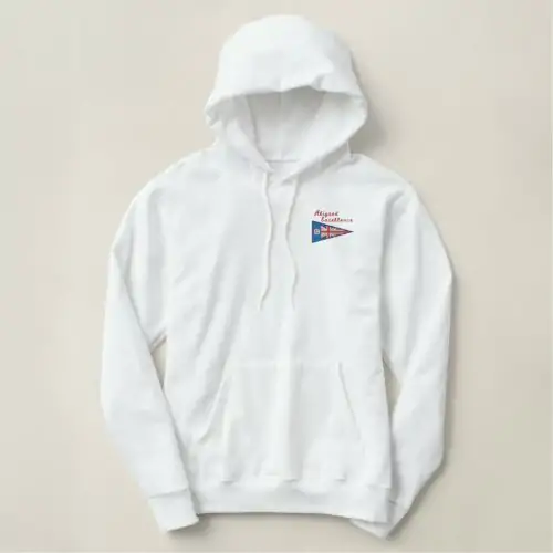 Geuee | Classic Triangular Union Flag Embroidered Hoodie Geuee | Classic Triangular Union Flag Embroidered Hoodie