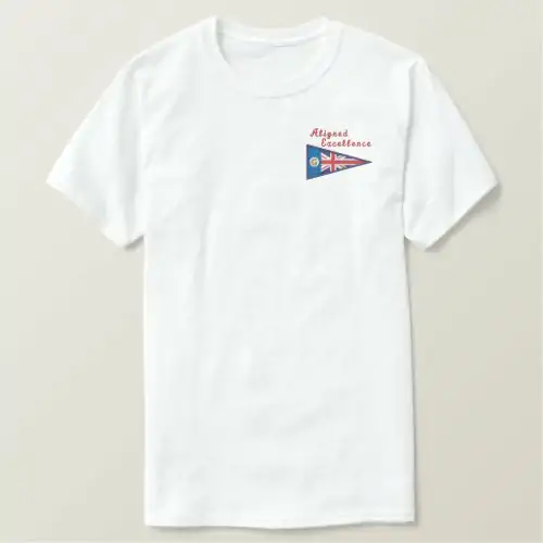 Geuee | Classic Triangular Union Flag Embroidered T-Shirt Geuee | Classic Triangular Union Flag Embroidered T Shirt