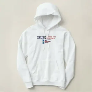 Geuee | Classic Triangular Union Flag Embroidered Hoodie Geuee | Classic Triangular Union Flag Embroidered Hoodie